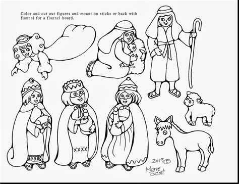 Nativity Characters Coloring Pages at GetColorings.com | Free printable ...