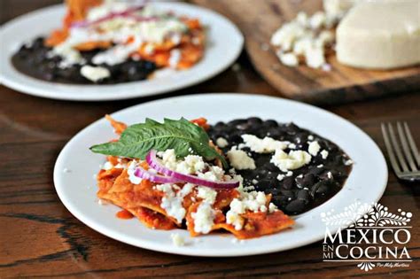 Chilaquiles Mexicanos Rojos La Receta Perfecta