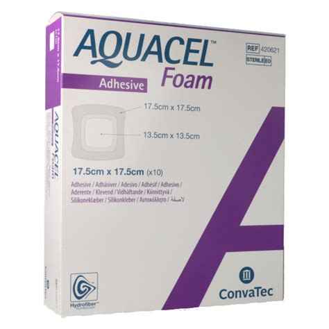 Aquacel Foam X Cm X Pansement Hydrocellulaire Adh Sif