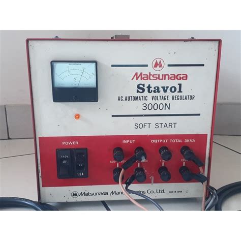 Jual Stabilizer Matsunaga Stavol Watt Made In Japan Shopee Indonesia