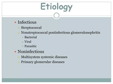 Acute And Chronic Glomerulonephritis Ppt