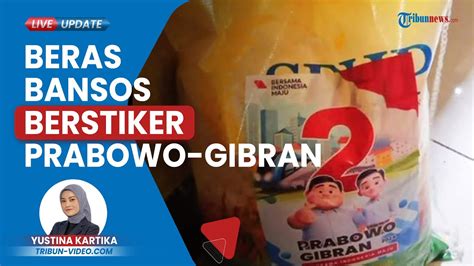 Beras Bansos Berstiker Prabowo Gibran Timnas AMIN Minta Bawaslu