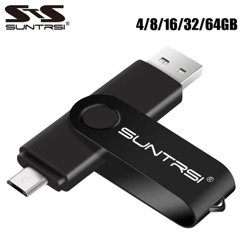 Suntrsi OTG Flash Drive 4g 8g 16g Pendrive For SmartPhone And Tablets