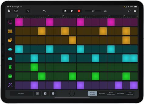 Beat Sequencer In GarageBand Auf IPhone Oder IPad Verwenden Apple