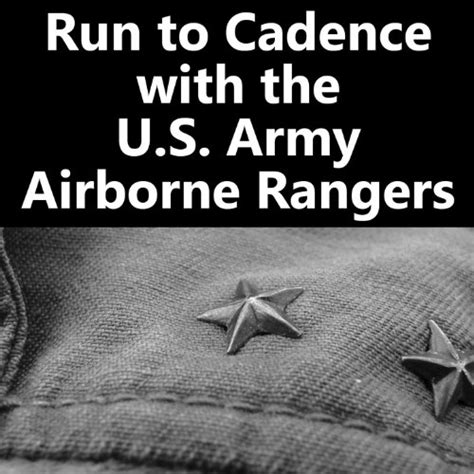 Run To Cadence With The U S Army Airborne Rangers De The U S Army Airborne Rangers En Amazon