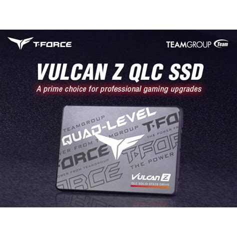 TEAMGROUP T Force Vulcan Z 1TB SLC Cache 3D NAND QLC 2 5 Inch SATA III