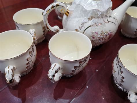 Vintage English Tea Set Porcelain Luxury Teapot Set - Teasetbox.com