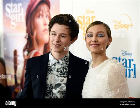 Graham Verchere, left, and Grace VanderWaal, cast members in the ...