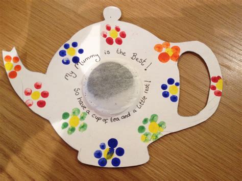 Tea Pot Mothers Day Card Mothers Day Crafts For Kids Mothers Day