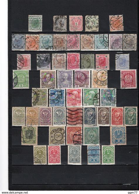 Oblitérés 51 TIMBRES AUTRICHE OBLITERES NEUFS DE 1883 à 1920 Cote