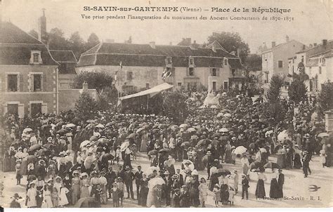 Photos Et Carte Postales Anciennes De Saint Savin Mairie De Saint