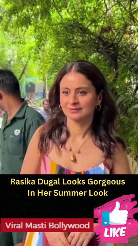 Rasika Dugal Looks Gorgeous In Her Summer Look Rasikadugal Short