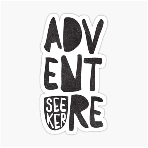 Adventure Seeker Sticker By Cabinsupplyco Redbubble