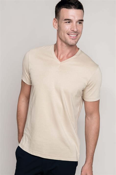 Kariban Mens short sleeve V Neck T Shirt günstig online kaufen