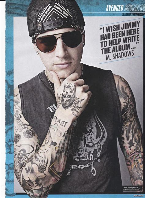 Avenged Sevenfold Avenged Sevenfold M Shadows Matt Shadows