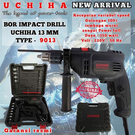 Jual Bor 13mm Impact Drill Mesin Bor Beton Besi Kayu Sekrup Obeng Bor