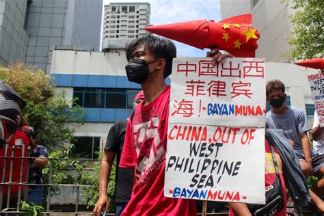 ‘china Out Demonstrations At Chinese Consulate On Philippines