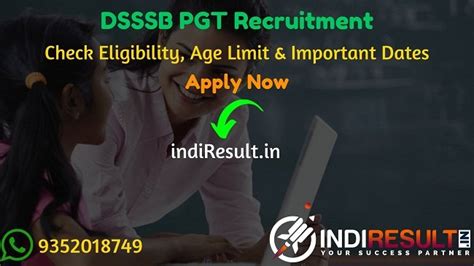 DSSSB PGT Recruitment 2020 Notification DSSSB PGT Vacancy 2020