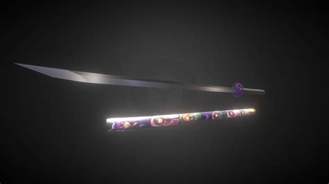 Katana With Weeb Scabbard Download Free 3d Model By Kenshi Kenshi3d [3f5d400] Sketchfab