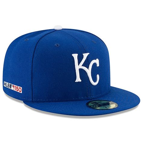 Men's Kansas City Royals New Era Royal MLB 150th Anniversary Authentic ...