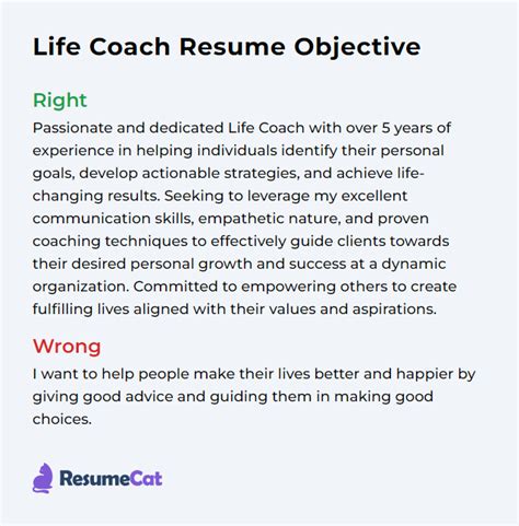 Life Coach Resume 2 Coaching Resume Examples And Guide For 2024