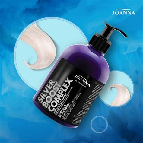 Joanna Professional Silver Boost Complex Shampoo Showing Silver Color G