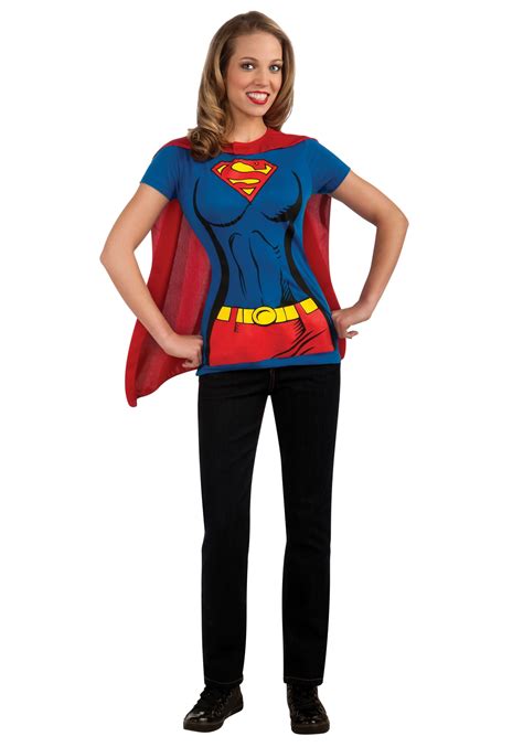 Miglior Prezzo Adult Superman Superwoman Dc Comics Costume Superhero Fancy Dress Cosplay