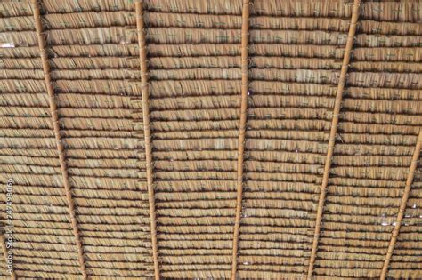 bamboo roof texture background Stock Photo | Adobe Stock