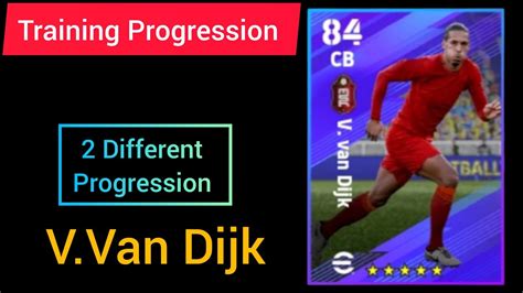 V Van Dijk English March League Selection Max Training Progression