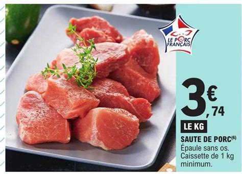 Promo Saut De Porc Chez E Leclerc Icatalogue Fr