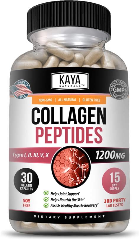 Amazon Multi Collagen Peptides Hydrolyzed Collagen Protein For