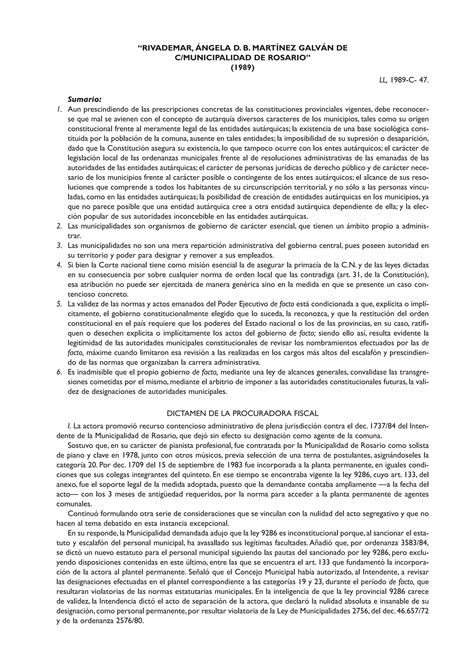 Rivademar La Autonomia Municipal Pdf