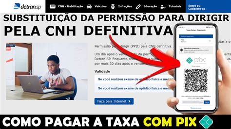 Como Pagar Pix Taxa De Solicita O Da Cnh Definitiva Taxa Do