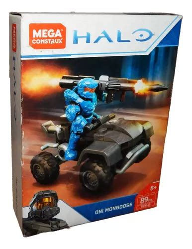 Halo Oni Mongoose Mega Construx Spartan Azul Meses Sin Interés