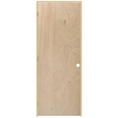 Masonite 30 In X 80 In Smooth Flush Hardwood Hollow Core Birch Veneer