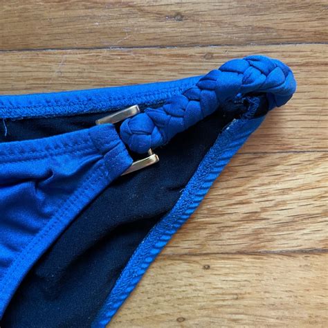 Zoe Bikini Blue Braid Triangle Top Bikini Gem