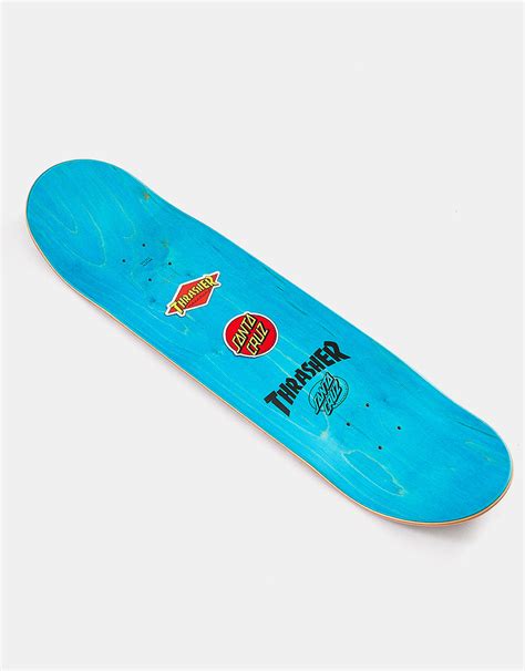 Santa Cruz X Thrasher Screaming Flame Logo Skateboard Deck 85