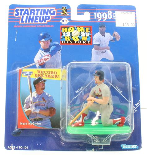 Kenner Starting Lineup Mark McGwire MLB Baseball Action Figure 1998