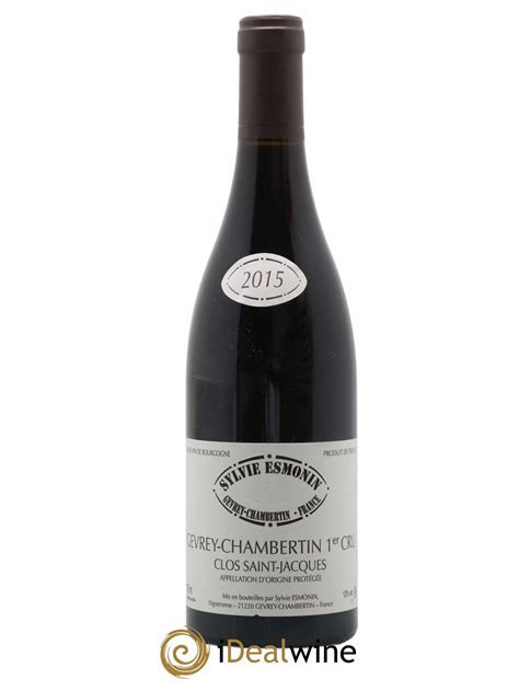 Buy Gevrey Chambertin 1er Cru Clos Saint Jacques Sylvie Esmonin 2015