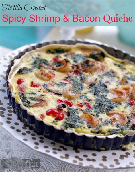 Spicy Shrimp Quiche With Smoked Bacon Pistou And Gluten Free Option Recette Recette