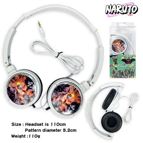 NARUTO Uzumaki Naruto Headphones Portable Student Headband Wired ...