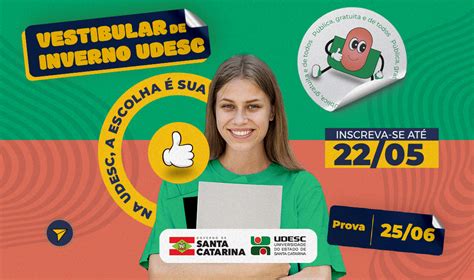 Not Cia Vestibular De Inverno Da Udesc Segue Inscri Es Abertas