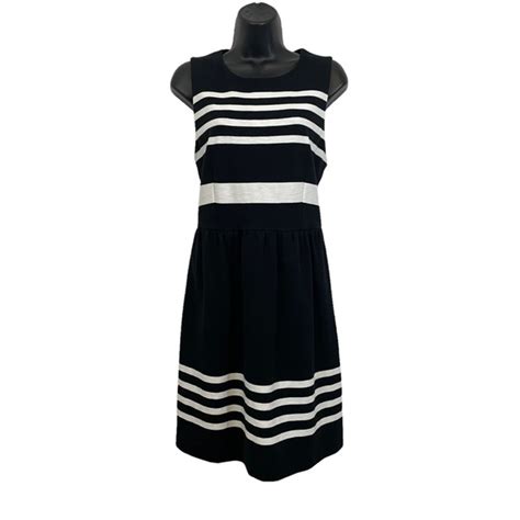 J Crew Factory Dresses J Crew Factory Daybreak Black And White