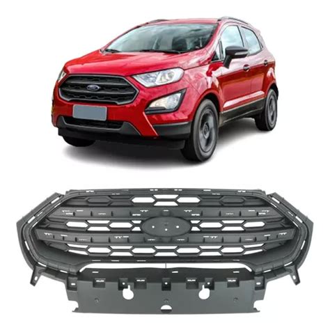 Grade Radiador Ecosport 2018 2019 2020 2021 Preta Sem Frisos