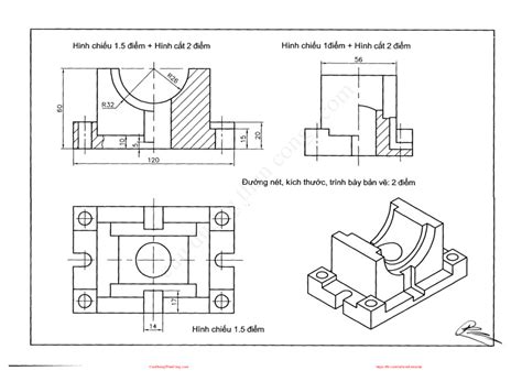 Cập Nhật 78 Về Hình Vẽ Kĩ Thuật Hay Nhất Vn