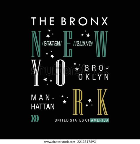 Bronx New York City Culture Graphic Stock Vector (Royalty Free) 2213317693 | Shutterstock