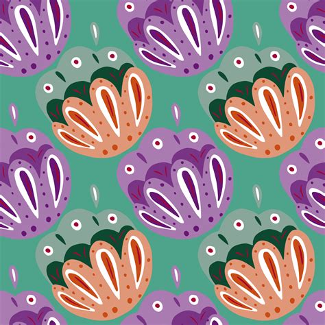 Seamless Vintage Wallpaper Pattern Purple