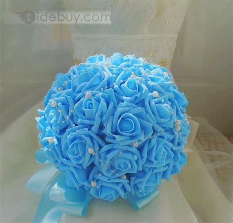 Fine Blue Rose Wedding Bouquet | Wedding bouquets, Rose wedding, Blue ...