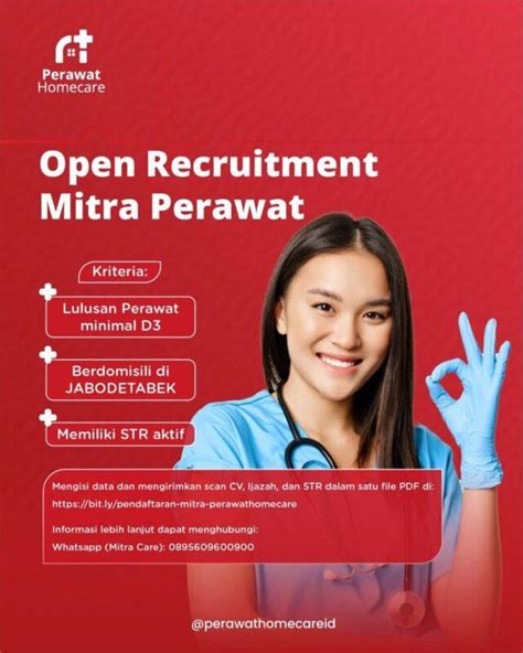 Lowongan Kerja Mitra Perawat Di Perawat Homecare JakartaKerja