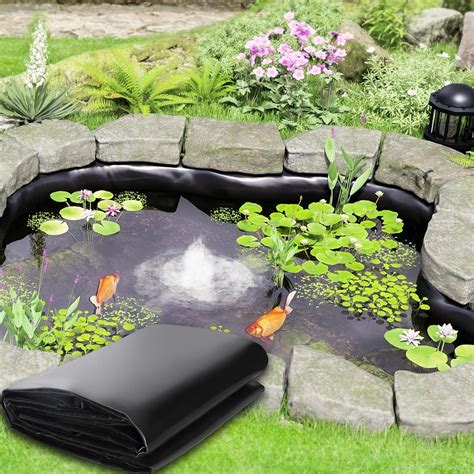 Amazon SOMXOY HDPE Pond Liner 10X13FT 20 Mil Thickness Pond